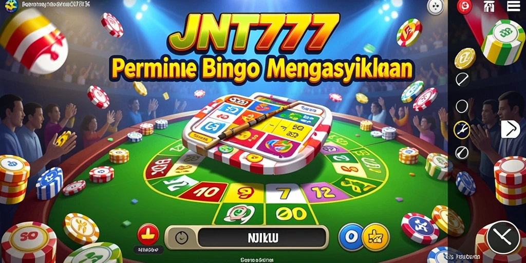 Tampilan gameplay seru dari permainan Bingo JNT777.
