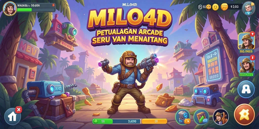 Tampilan menawan dari gameplay seru MILO4D.
