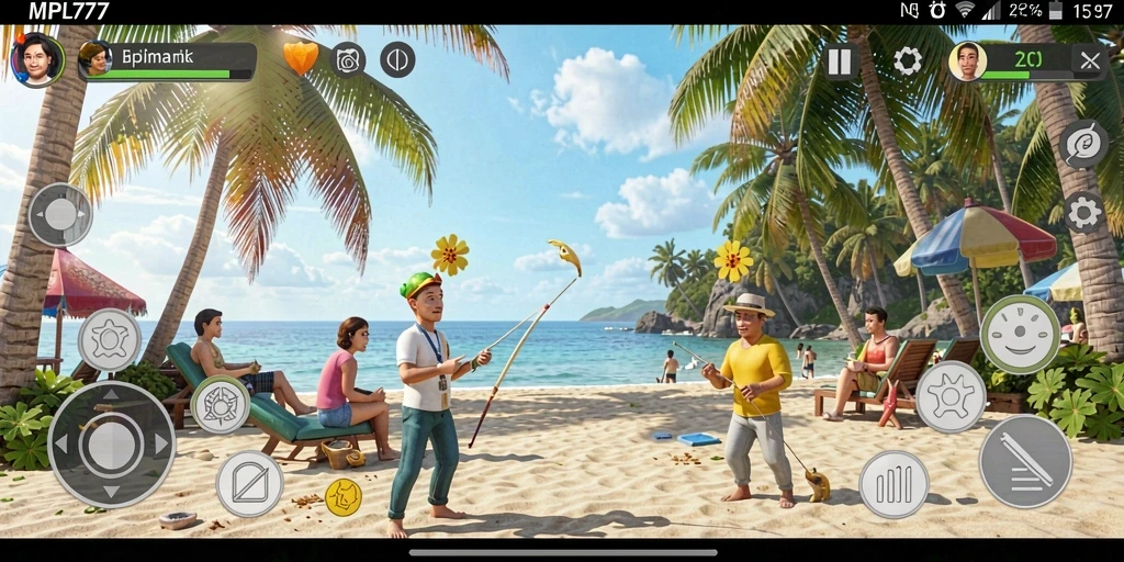 Tampilan gameplay MPL777 yang cerah dan menarik.