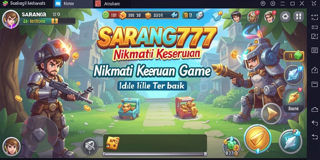 Tampilan gameplay SARANG777 yang menarik dengan elemen Idle yang memikat.
