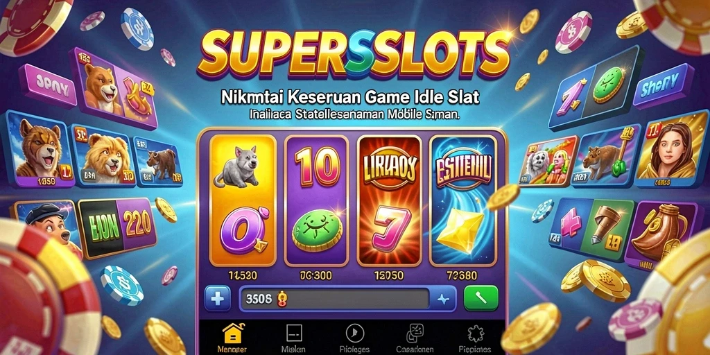 Tampilan gameplay SUPERSLOTS yang seru dan menarik.
