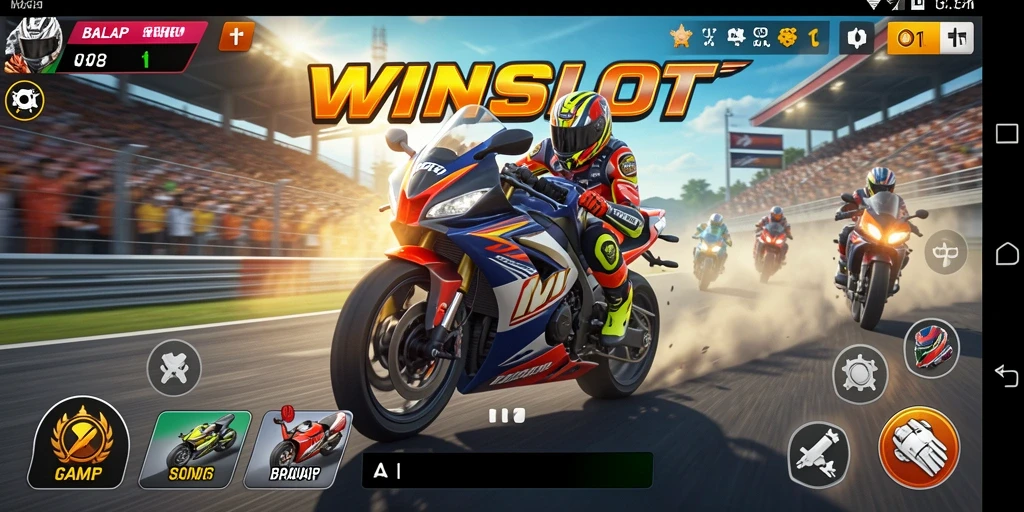 Tangkap momen balap menegangkan di WINSLOT saat adu kecepatan.